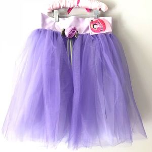 Dance Sash Tutu Skirt Lavender